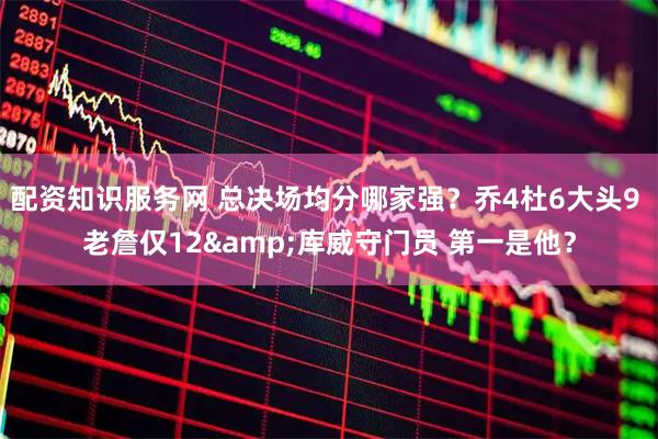 配资知识服务网 总决场均分哪家强？乔4杜6大头9 老詹仅12&库威守门员 第一是他？